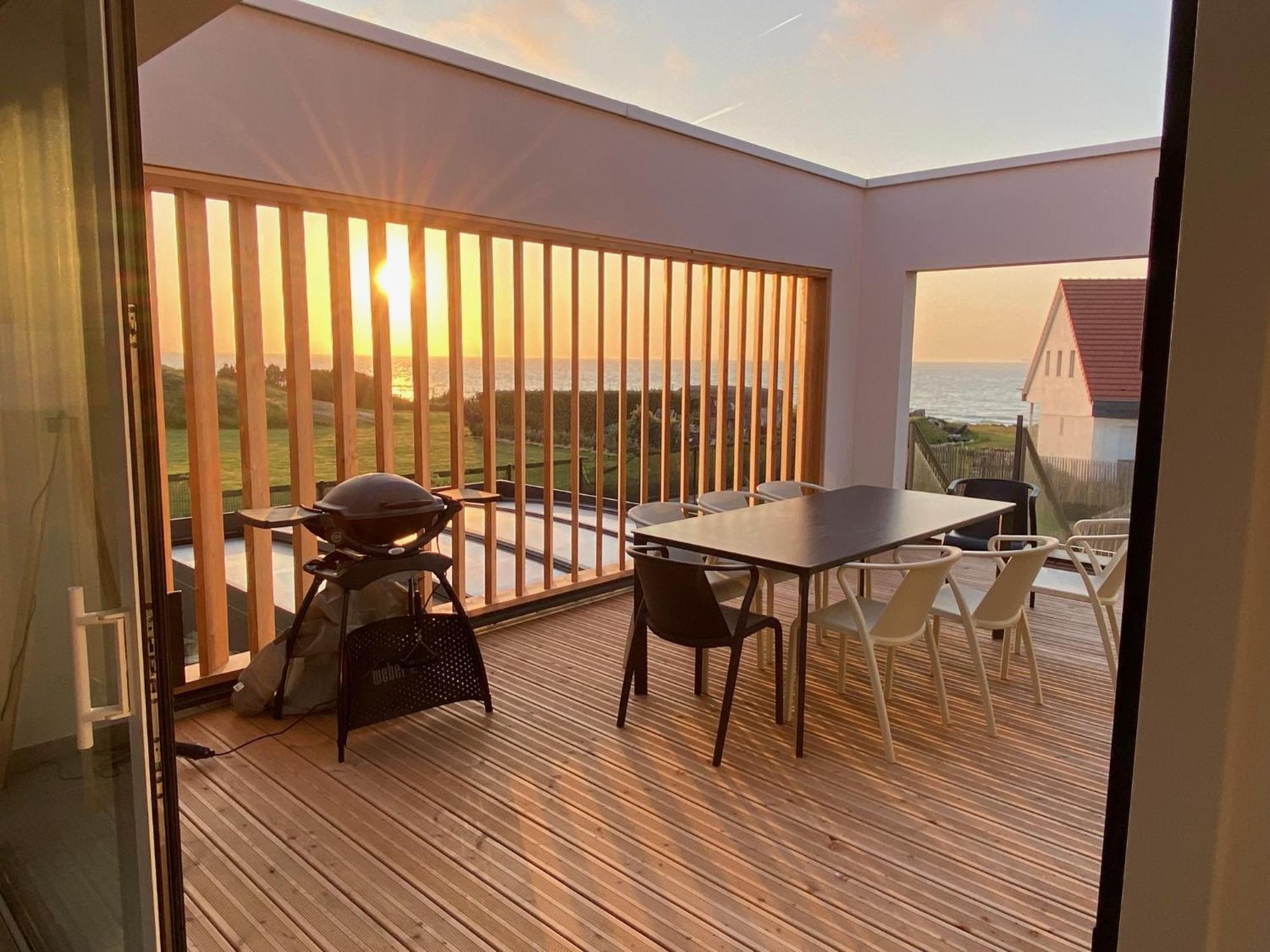 B&B Sangatte-Calais - Terrasse Vue Mer - 2 Min A Pied De La Plage Exterior foto